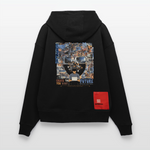 Sakhr, Informatik, 1st | Heavyweight Oversized Bio Hoodie, Unisex - SOLID BLACK