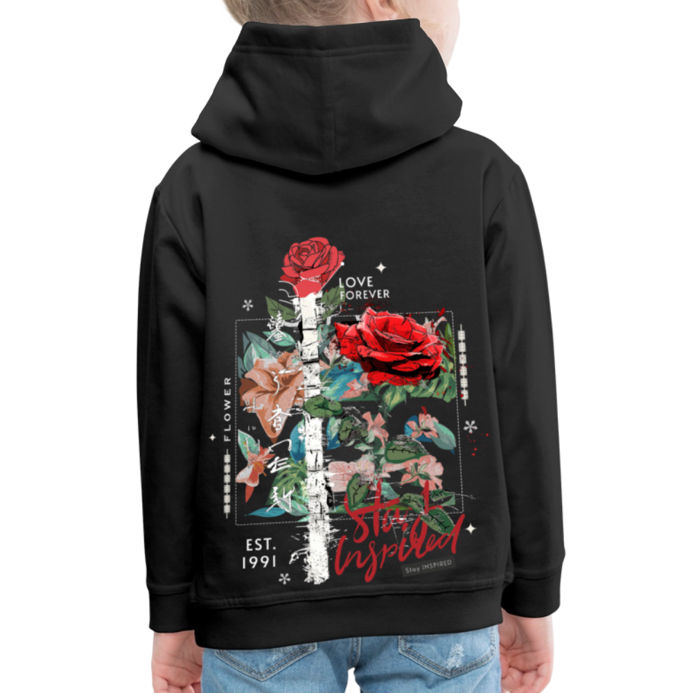 Loreley, Rose, 1st | Kinder Hoodie - Schwarz