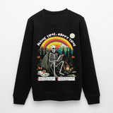 Tethyan, Skelet, 1st | Roller, Unisex Bio-Sweatshirt - Schwarz