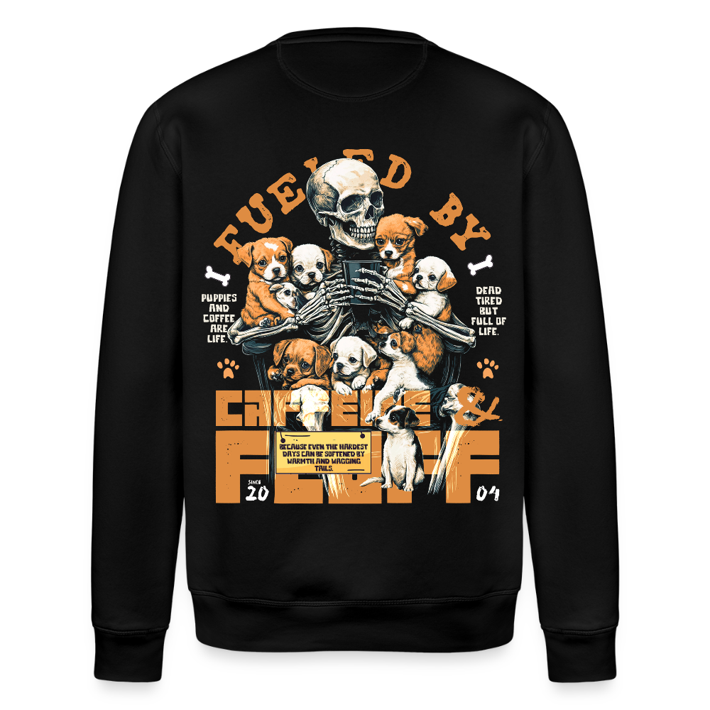 Nyxian, Skelet & Welpen, 1st | Roller, Unisex Bio-Sweatshirt - Schwarz