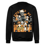 Nyxian, Skelet & Welpen, 1st | Roller, Unisex Bio-Sweatshirt - Schwarz