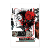 Dracorius, Liebe, 1st | Poster 40x60 cm - Weiß