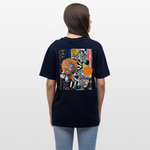 Aresia, Zebra, 1st | Essential, Relaxed Fit Unisex Bio T-Shirt - Navy