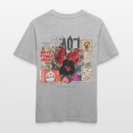 Galevar, Liebe, 1st | Essential, Relaxed Fit Unisex Bio T-Shirt - Grau meliert