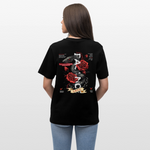Hephani, Schlange, 1st | Essential, Relaxed Fit Unisex Bio T-Shirt - Schwarz