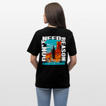Fuxi, Wüste, 1st | Essential, Relaxed Fit Unisex Bio T-Shirt - Schwarz