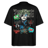Apollan, Musik, 1st | Blaster, Oversize Bio T-Shirt, Unisex - Schwarz