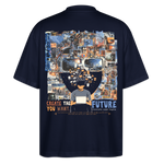 Sakhr, Informatik, 1st | Blaster, Oversize Bio T-Shirt, Unisex - Navy