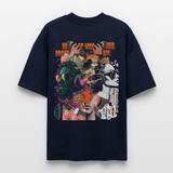 Qareen, Sonnenbrille, 1st | Blaster, Oversize Bio T-Shirt, Unisex - Navy