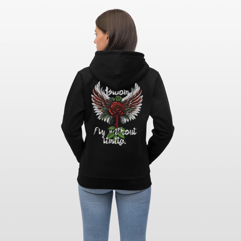 Amaterasu , Engelsflügel, 1st | Cruiser, Unisex Bio-Hoodie - Schwarz