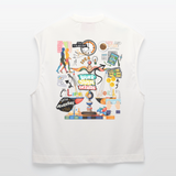 Nytheris, Waage, 1st | Heavyweight Oversized Bio Tank Top, Unisex - OFF WHITE