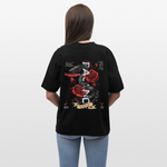 Hephani, Schlange, 1st | Blaster, Oversize Bio T-Shirt, Unisex - Schwarz