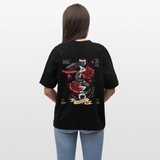 Hephani, Schlange, 1st | Blaster, Oversize Bio T-Shirt, Unisex - Schwarz