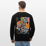 Aresia, Zebra, 1st | Roller, Unisex Bio-Sweatshirt - Schwarz