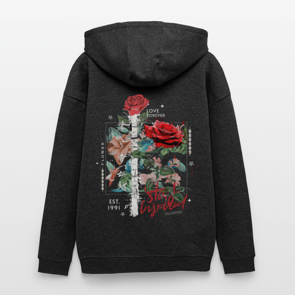 Loreley, Rose, 1st | Freshhood, Oversized Unisex Hoodie - Anthrazit