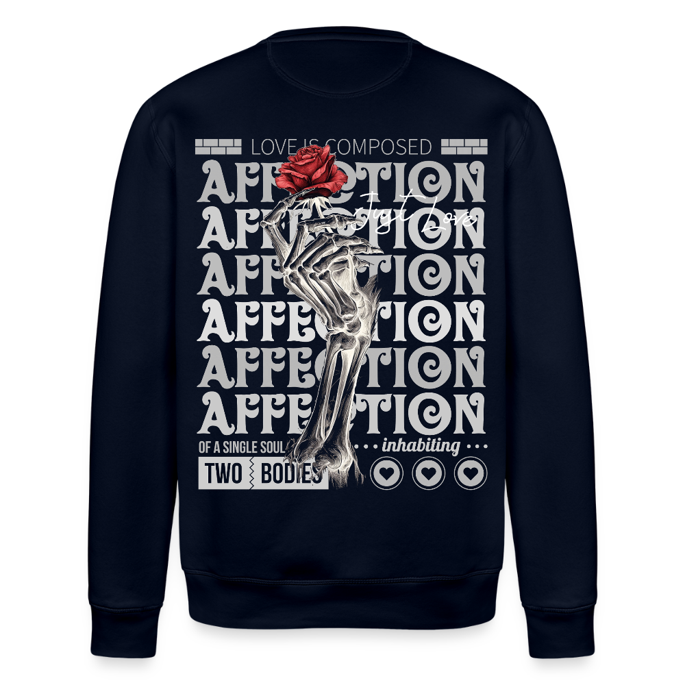Zeusun, Rose, 1st | Roller, Unisex Bio-Sweatshirt - Navy