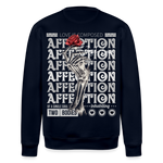 Zeusun, Rose, 1st | Roller, Unisex Bio-Sweatshirt - Navy