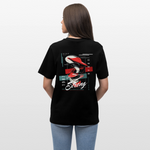 Guanyin, Muschel, 1st | Essential, Relaxed Fit Unisex Bio T-Shirt - Schwarz