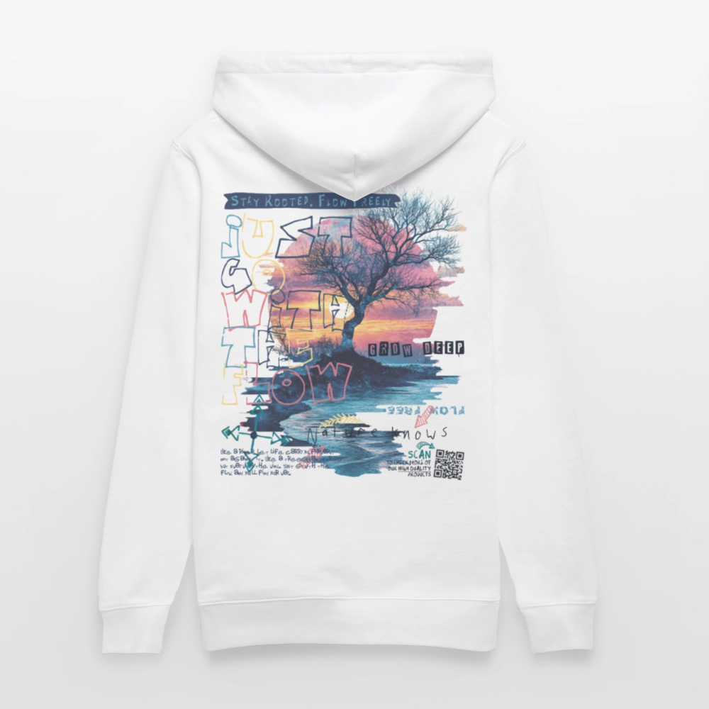 Oblivar, Baum, 1st | Cruiser, Unisex Bio-Hoodie - Weiß