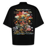 Ix Chel , Natur, 1st | Boxy, Heavyweight Bio T-Shirt, Unisex - SOLID BLACK