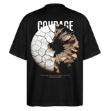Şêwqî, Donut, 1st | Blaster, Oversize Bio T-Shirt, Unisex - Schwarz