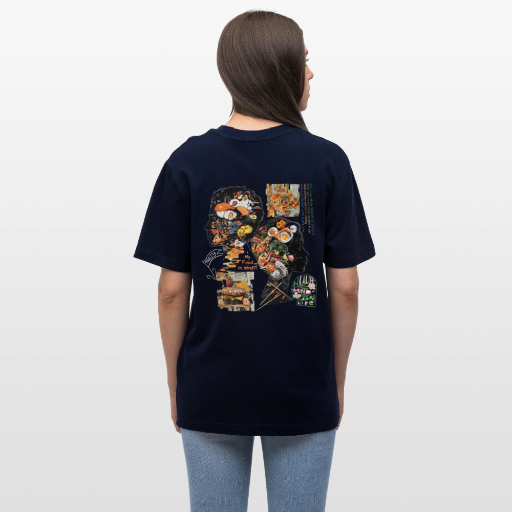 Atalantan, Essen, 1st | Essential, Relaxed Fit Unisex Bio T-Shirt - Navy