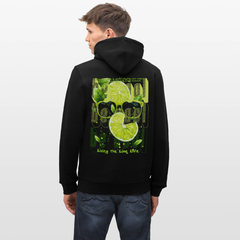 Kali, Limette, 1st | Cruiser, Unisex Bio-Hoodie - Schwarz