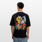 Kronan, Gesicht, 1st | Breezy, Oversized Unisex T-Shirt - Schwarz