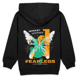 Azazîl, Schmetterling, 1st | Kinder Hoodie - Schwarz