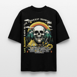 Panian, Berge, 1st | Blaster, Oversize Bio T-Shirt, Unisex - Schwarz
