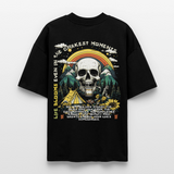 Panian, Berge, 1st | Blaster, Oversize Bio T-Shirt, Unisex - Schwarz