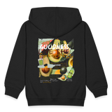 Daeva, Avocado, 1st | Kinder Zip Hoodie - Schwarz