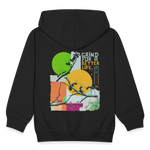 Draganis, Ameisen, 1st | Kinder Zip Hoodie - Schwarz