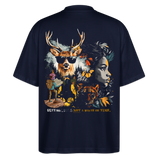 Orphean, Reh, 1st | Blaster, Oversize Bio T-Shirt, Unisex - Navy