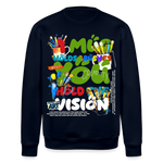 Thesean, Pinsel, 1st | Roller, Unisex Bio-Sweatshirt - Navy