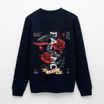 Hephani, Schlange, 1st | Roller, Unisex Bio-Sweatshirt - Navy