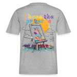 Noctharius, Malen, 1st | Essential, Relaxed Fit Unisex Bio T-Shirt - Grau meliert