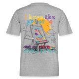 Noctharius, Malen, 1st | Essential, Relaxed Fit Unisex Bio T-Shirt - Grau meliert