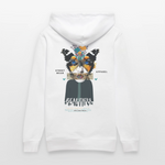 Siriothis, Schmetterling, 1st | Cruiser, Unisex Bio-Hoodie - Weiß