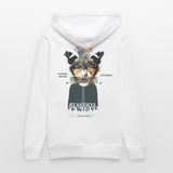 Siriothis, Schmetterling, 1st | Cruiser, Unisex Bio-Hoodie - Weiß