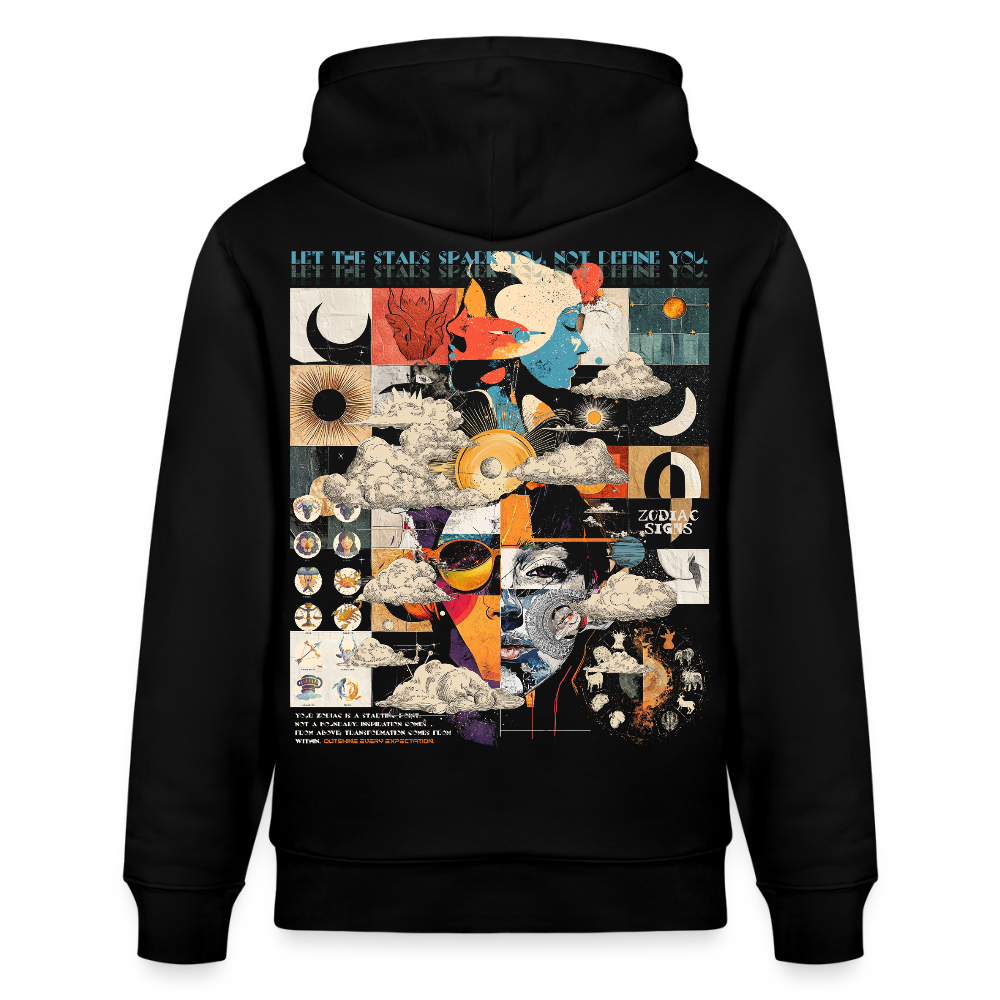 Hekatean, Sternzeichen, 1st | Cruiser, Unisex Bio-Hoodie - Schwarz
