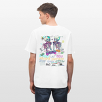 Malakar, Gaming, 1st | Essential, Relaxed Fit Unisex Bio T-Shirt - Weiß