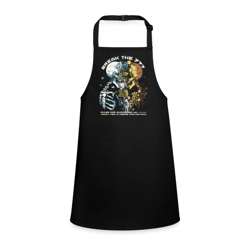 Fujin, Totenkopf, 1st | Schürze für Kinder - Schwarz