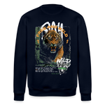 Demeter, Tiger, 1st | Roller, Unisex Bio-Sweatshirt - Navy