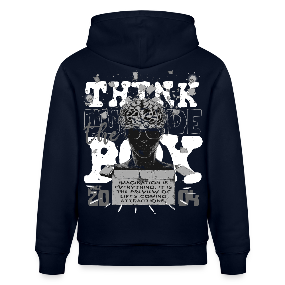 Nyxan, Gehirn, 1st | Cruiser, Unisex Bio-Hoodie - Navy