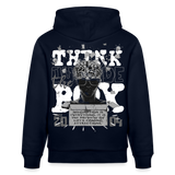 Nyxan, Gehirn, 1st | Cruiser, Unisex Bio-Hoodie - Navy