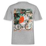 Eldrathis, Fahrrad, 1st | Essential, Relaxed Fit Unisex Bio T-Shirt - Grau meliert