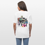 Saturnion, Raabe, 1st | Essential, Relaxed Fit Unisex Bio T-Shirt - Weiß