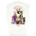Andromion, Statue, 1st | Heavyweight Oversized Bio Tank Top, Unisex - OFF WHITE