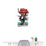 Titanis, Totenkopf, 1st | Poster 60x90 cm - Weiß